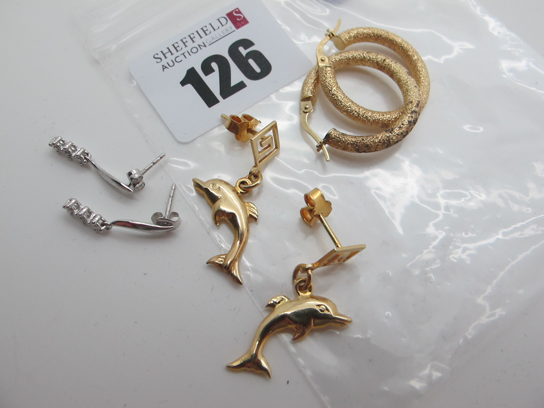 Modern Earrings, including "9Kt".