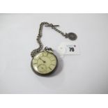 A Chester Hallmarked Silver Cased Openface Pocketwatch, the movement inscribed W Right & Co