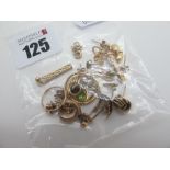 Assorted Earrings, including "375".
