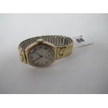 Rolco; A Vintage 9ct Gold Cased Gent's Wristwatch, the (feint) signed dial with Arabic numerals