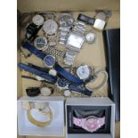 Assorted Ladies and Gent's Wristwatches, including, Citizen, Rotary, Rone, etc :- One Box