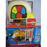 An Early 1980's Fisher Price Play Family Action Garage, boxed.