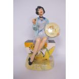 Peggy Davies 'The Artisan' Figurine, original colourway 1/1 by Victoria Bourne, 23cm high.