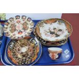 A Collection of Imari China, including Davenport, Mason's Spode:- One Tray.