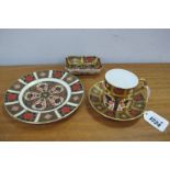 Royal Crown Derby Imari 1128 Pattern Coffee can and Saucer, both first quality, dish 9.5cm wide