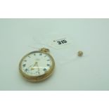 Limit E. H. But(??) Holmfirth; A 9ct Gold Cased Openface Pocketwatch, the signed (incomplete /
