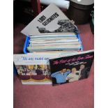 Two Boxes of Records, to include five box sets, Abba, Motown and Woodstock (Spanish import), L.P's