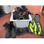 Pinnacle Divers Suit, Pegaso, Tusa flippers,Scubapro boots.