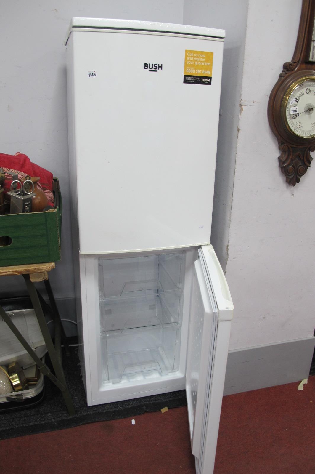 Bush Fridge Freezer. (Untested sold for parts only.)