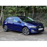 2020 [YE70 ZDN] VW Polo 1.0 TSI (999cc petrol) 'United' 5-door hatchback in metallic blue, manual