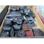 Cameras - Kodak, Zenit-E, Canon, Fuji, etc, lenses - Soligor f=90mm - 230mm, Sigma, Hanimex f=80 -