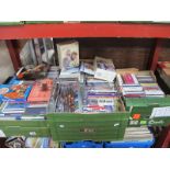 CDs Mainly Easy Listening, Classical Greatest Hits, etc, dvds:- Three Boxes.