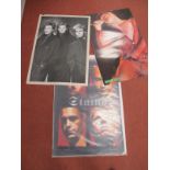 Posters: Various Artists, such as Staind, Morrissey, Duran Duran, Kid Rock, Feeder, 65cm x 95cm,