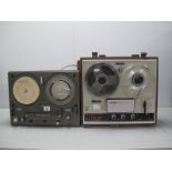 Two Reel to Reel Tape Decks, Sony TC-252W with its own speakers and a Tandberg series 15, (both