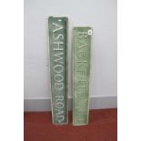 A Mid XX Century Sheffield Street Name Sign - Ashwood Road, aluminium with white lettering on a
