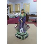 A Peggy Davies Figurine 'Celebration', artists original colourway 1/1 by Victoria Bourne, 28cm