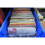 A Box Containing Approximately 100 LPs, some of the artists include Dave Brubeck, Shirley Bassey,