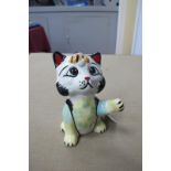 Lorna Bailey - Busy Bee the Cat, 13cm high.