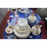 Plated Sugar Tongs, Old Country Roses, spill vase, blue and white bowl, Japanese egg shell part