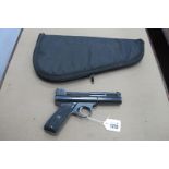 Webley Mk 1, - .177 cal, in padded carrying case.
