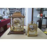 A Schatz 7 Jewel Bracelet Clock, 'Made in Germany', along with a St James London Clock. (2)