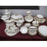 Over Seventy Pieces of Royal Doulton Sandon Dinner and Tea Ware, comprising tureen, dinner plates,