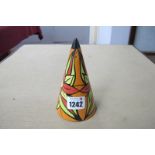 Lorna Bailey Floral Conical Sugar Caster, limited edition No 58/100 (Old Elgreave Pottery backstamp)