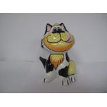 Lorna Bailey - A Rare Colourway of Delicious the Cat, limited edition 2/5, 13.5cm high.