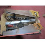 Spirit Level, file, saws, etc:- One Box