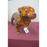 Lorna Bailey - A Large Model of a Brindle 'Staffie' Dog, 32cm high, 20cm wide.