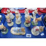 Royal Doulton Brambly Hedge Figures, including 'Mrs Apple', 'Basil', 'Dusty Dogwood', 'Clover', '