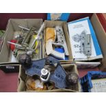 Woodworkers Tools, Record 050 combination plane, Worden quick saw, Record 148 dowelling jig,