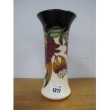 A Moorcroft Pottery Vase, painted in the 'Anna Lily' design by Nicola Slaney, shape 158/9, impressed