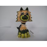 A Lorna Bailey Prototype Figure 'Sonic the Cat', 13cm high (illustrated page 82 The Cat-alogue II