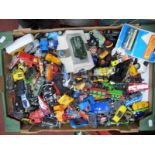 A Large Collection of Playworn Diecast and Other Vehicles.