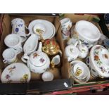 Royal Worcester 'Evesham'. tureens, bowls etc, Royal Worcester, coffee pot, etc:- Two Boxes.