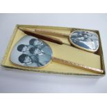 The Beatles, boxed dressing table set, featuring images of The Fab Four to the back of mirror and