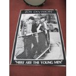 Pop Music, Joy Division, Prom Poster 'Here Are The Young Men', 146 x 104cm.