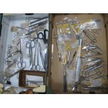 Scissors - surgical, dissecting, paper hangers, vine, America shears, etc approximately fifty five