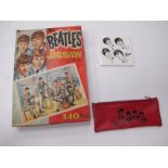 The Beatles, 340 piece Jigsaw (completeness unknown),plus pencil case.