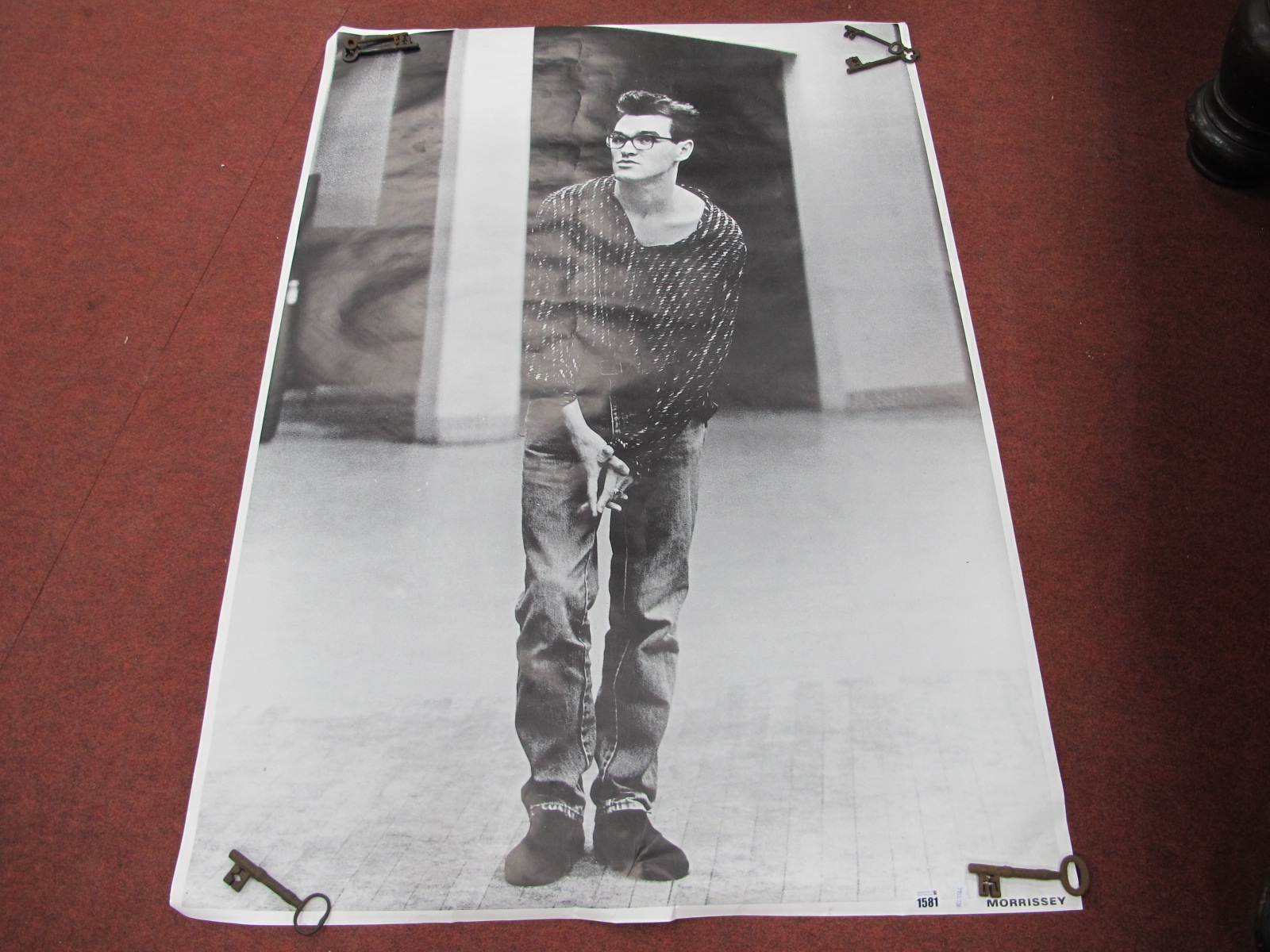 Pop Music Poster, 'Morrissey of The Smiths, 136 x 96.5cm overall.