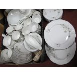 Heron Cross Dinner Service, of approx seventy-six pieces.