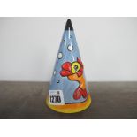 Lorna Bailey Flounder Fish Conical Sugar Caster, 12.5cm high.