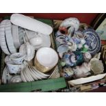 Duchess 'Ascot' Table Ware, game dish, teapots, etc:- Two Boxes.