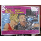 Film Poster, 'A Shot In The Dark', starring Peter Sellers, quad size printed by Charles & Read,