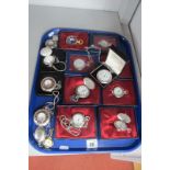 A Collection of Assorted Modern Pocketwatches, including chains, some boxed etc :- One Tray