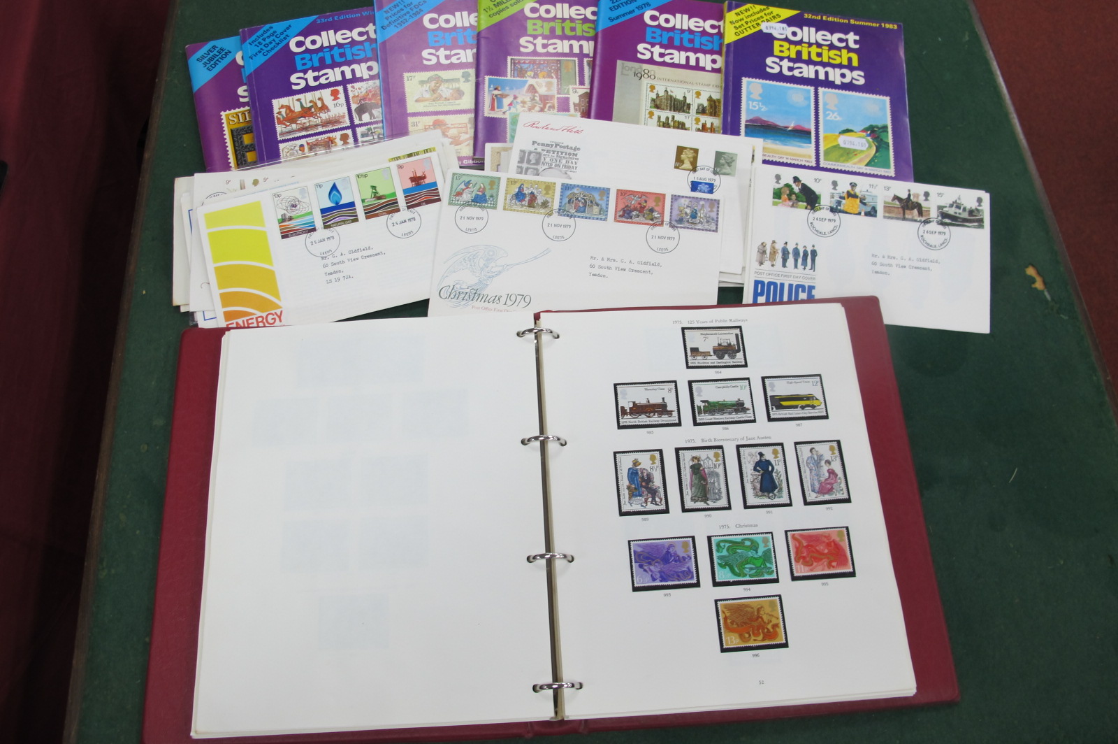 A Collection of Mainly Modern G.B Stamps, in luxury S.G. Album, containing over £50 in face value of