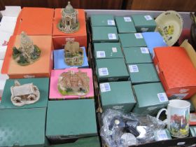 A Collection of Lilliput Lane Dwellings, including The Pineapple House, Harriet Cottage, The Lion
