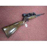 Webley Mark 3 .177 Air Rifle, by Webley & Scott, with telescopic sight.