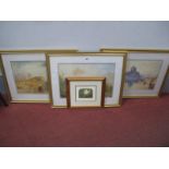 After J.M.W Turner, set of three coloured prints, 31.5 x 46.5cm. Shephen Whittle, 'Waggon In The